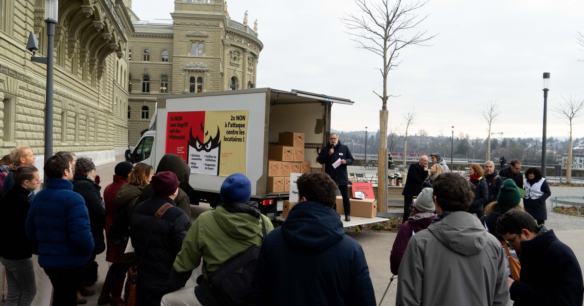 Mieterverband reicht zwei Referenden ein