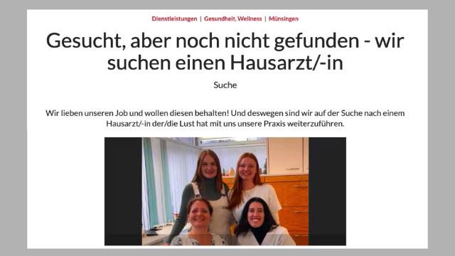 Nachfolge gesucht: MPA-Team schreibt Arztstelle aus